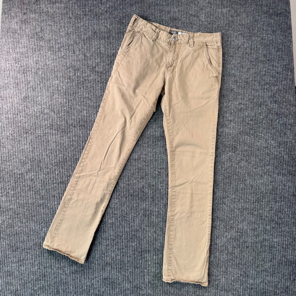 BKE Jake Casual Straight Pants Men's 29R‎ Khaki Tan Comfort Stretch